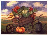 Wheelbarrel with Vegetables