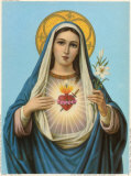 Sacred Heart of Mary Art Print