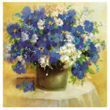 Buy Blaue Blumen Serie at AllPosters.com