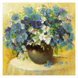 Buy Blaue Blumen Serie at AllPosters.com