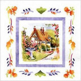 Buy Cottage and Fountain at AllPosters.com