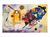 Yellow, Red and Blue, c.1925 Art Print