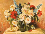 Buy Pfingstrosen mit Rittersporn at AllPosters.com