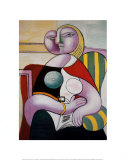 Lecture, Woman Reading Art Print