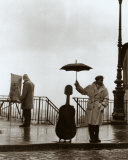 Musician in the Rain