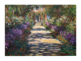 Der Garten in Giverny Kunstdruck
