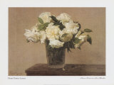 Still Life with White Roses