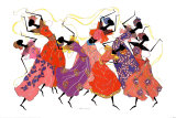Lead Dancer in Purple Gown