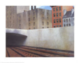 Approaching a City Art Print