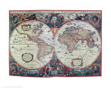 New Earth and Water Map of the Entire World