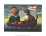 Teddy in a Boat