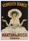 Martini Rossi Vermouth Bianco Kunstdruck
