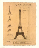 Eiffel Tower, Exposition, 1889