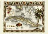 Buy Tropical Map of Cuba at AllPosters.com