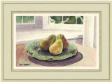 Still Life with Pears in a Sunny Window