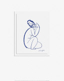 Nude Seated on Left Leg