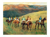 Racehorses in a Landscape
