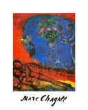 Buy Lovers on a Red Background at AllPosters.com