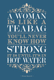 Strong Woman Eleanor Roosevelt Quote Poster