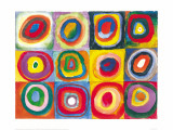 Farbstudie Quadrate, c.1913 Art Print