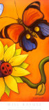 Butterfly and Ladybug