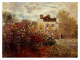 Der Garten in Argenteuil Kunstdruck