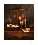 Candle and Wineglass
