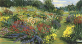 Garden with Red and Purple