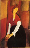 Jeanne Hebuterne in Red Shawl