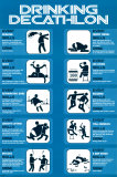 Drinking Decathlon Poster
