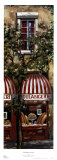Red Striped Awning
