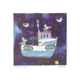 Porthleven Harbour Series BD18 Art Print