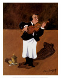 Violinist with Champagne