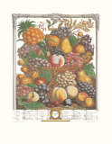 Buy Twelve Months of Fruits, 1732, October at AllPosters.com