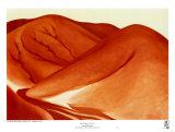 Buy The Red Hills, Grey Sky at AllPosters.com