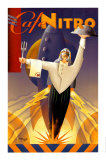 Cafe Nitro Art Print