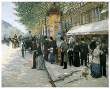 Paris on the Boulevard, 1890