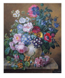 Buy Rich Still Life of Summer Flowers at AllPosters.com