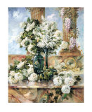 Hydrangeas in Bloom Art Print