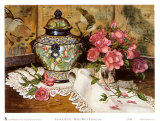 Roses with Temple Jar