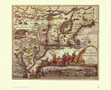 Buy Map of North Eastern America at AllPosters.com
