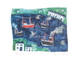 Puffing Along Art Print