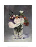 Flowers in a Crystal Vase
