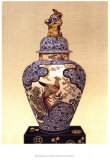 Oriental Blue Vase I
