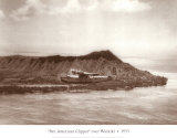 Buy Pan American Clipper over Waikiki, Hawaii, 1935 at AllPosters.com