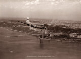 Boeing Stratocruiser, George Washington Bridge, 1949