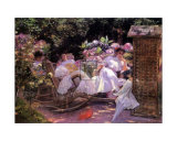 Buy Ladies in a Garden at AllPosters.com