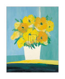 Buy Fleurs Jaunes au Pot Blanc at AllPosters.com