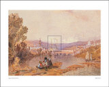 Buy Figures Beside the Arno Near Florence at AllPosters.com