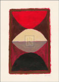 Red on Black Art Print